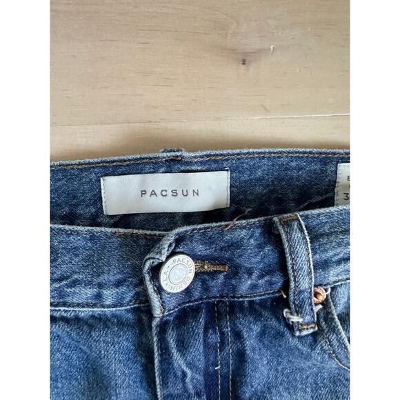 PACSUN Extreme Baggy Jeans 30 x 30 Unisex Style Pockets medium Wash Denim - Picture 2 of 8